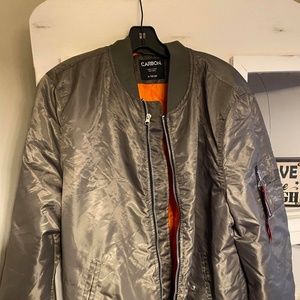 bomber jacket green xl